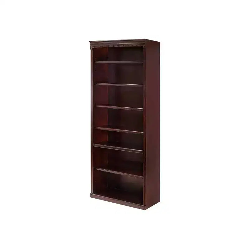 Libreria in legno ciliegio 84" Huntington Club - Martin Furniture: Verticale, 7 ripiani, nessun assemblaggio