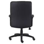 Sedia direzionale Caressoft a schienale medio nera - Boss Office Products