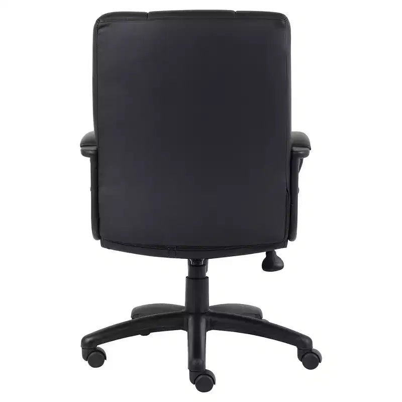Sedia direzionale Caressoft a schienale medio nera - Boss Office Products