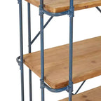 Christopher Knight Home Yorktown 66,75" Libreria Industriale a 5 Ripiani Marrone: Metallo e Legno, Stile Console, Capacità 113 kg