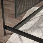 Scrivania a L Briarbrook Quercia a botte - Sauder: Stile industriale, Struttura in metallo, Gestione cavi, Certificazione CARB