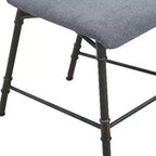 Poltrona da ufficio Brantley da 16" in tessuto grigio/finitura canna di fucile - Acme Furniture