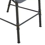 Poltrona da ufficio Brantley da 16" in tessuto grigio/finitura canna di fucile - Acme Furniture