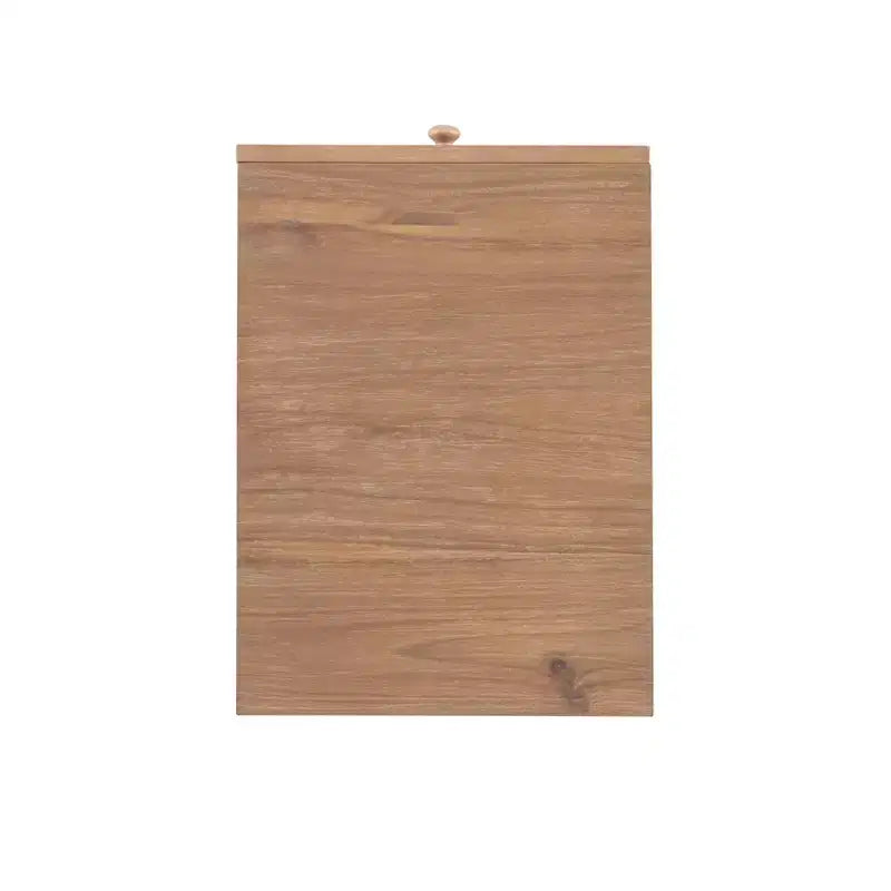 Mobiletto Archivio a 3 Cassetti con Rotelle Wedeln in Legno Finitura Naturale - Powell: Contenitore Mobile con Rotelle Bloccabili
