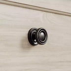 Sauder Cassettiera laterale a 2 cassetti Hammond Chalk Oak: Stile moderno, struttura in legno di gomma, pulire a macchia