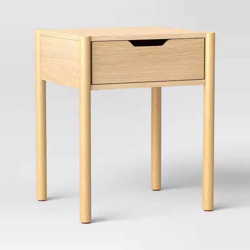 Scandi Nightstand Natural - Room Essentials™