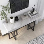 Set 3 tavolini da caffè contemporanei Rohde con cassetti, grigio/metallo color gomma - miBasics