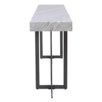 Set 3 tavolini da caffè contemporanei Rohde con cassetti, grigio/metallo color gomma - miBasics