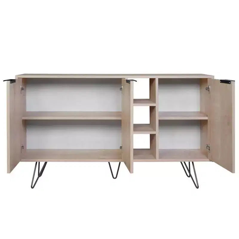Credenza portaoggetti Niche in rovere chiaro