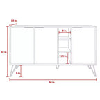 Credenza portaoggetti Niche in rovere chiaro