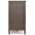 Armadio contenitore largo WyndenHall Cantina, marrone fumo