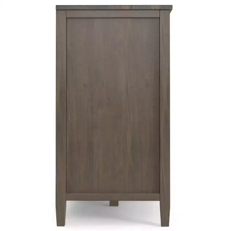 Armadio contenitore largo WyndenHall Cantina, marrone fumo