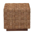 bali & pari Karina End Table Natural Seagrass/Light Brown