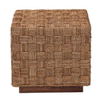 bali & pari Karina End Table Natural Seagrass/Light Brown
