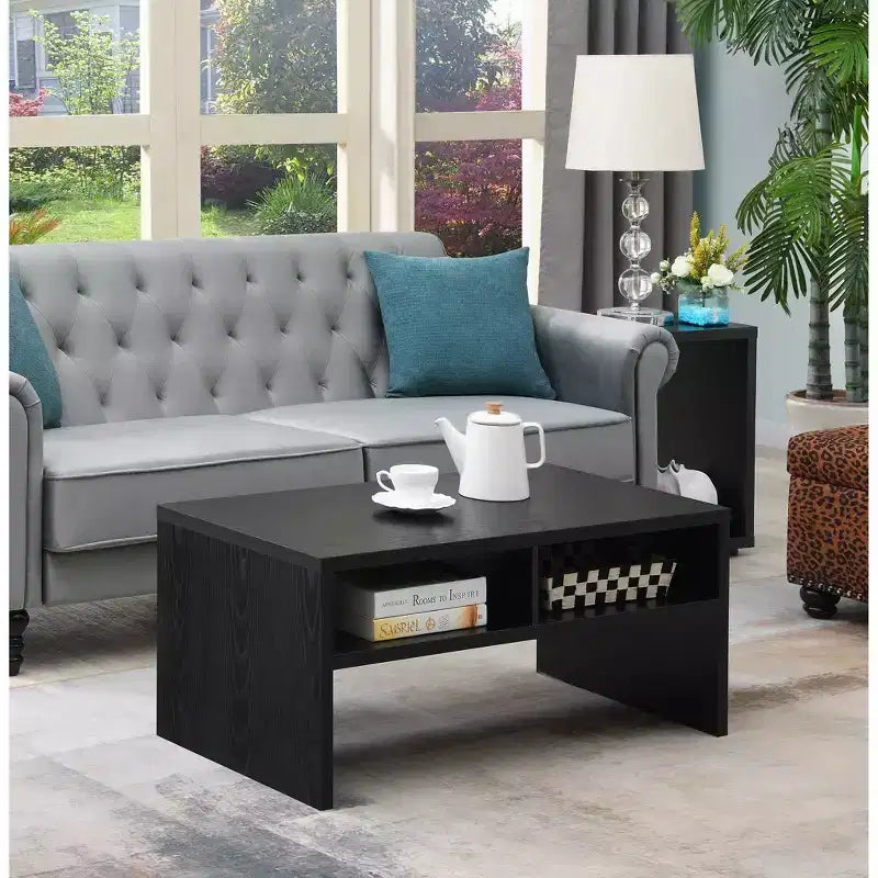 Tavolino da caffè Northfield Admiral Deluxe con ripiani nero - Breighton Home