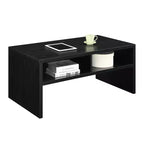 Tavolino da caffè Northfield Admiral Deluxe con ripiani nero - Breighton Home