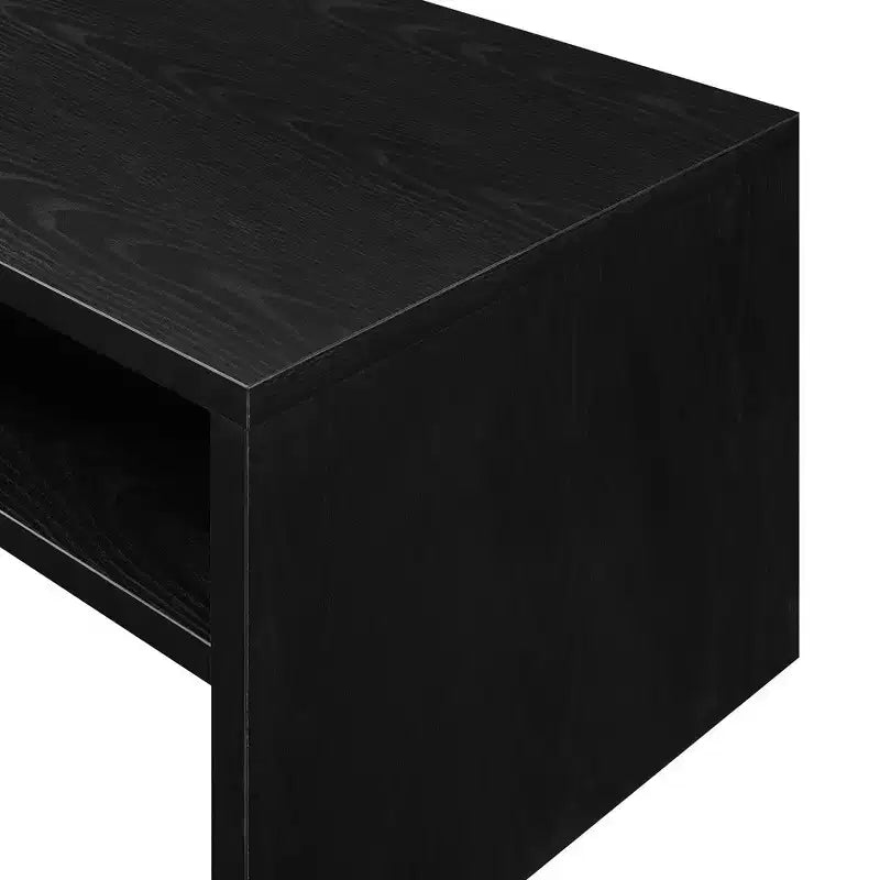 Tavolino da caffè Northfield Admiral Deluxe con ripiani nero - Breighton Home