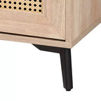 Baxton Studio Mobile da cucina Pavone in legno, marrone rovere/nero