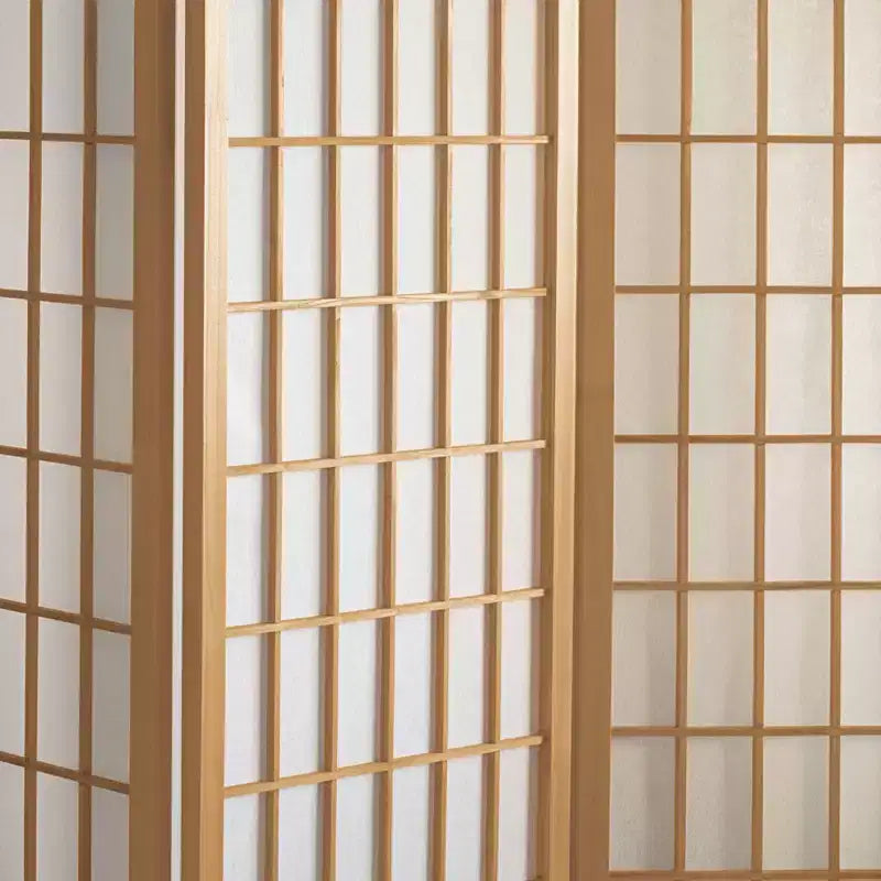 Shoji Screen a 4 Pannelli Finestra 122 cm - Naturale