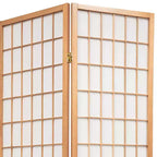 Shoji Screen a 4 Pannelli Finestra 122 cm - Naturale