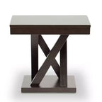 Everdon tavolino moderno, marrone scuro - Baxton Studio: Robusto tavolino quadrato per soggiorno