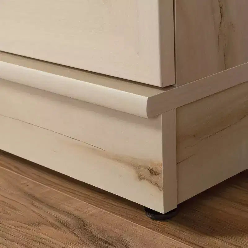 Sauder Homeplus Armadio multiuso 2 ante, finitura acero Pacifico: Armadio multiuso laminato, 5 ripiani, organizer da ufficio