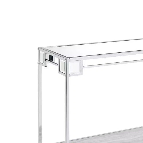 Tavolino d'accento Asbury 44" specchiato/cromato - Acme Furniture