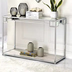 Tavolino d'accento Asbury 44" specchiato/cromato - Acme Furniture