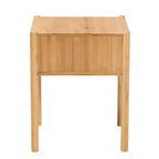 Naresh Tavolino da divano con 1 cassetto in legno di bambù, marrone naturale - Baxton Studio