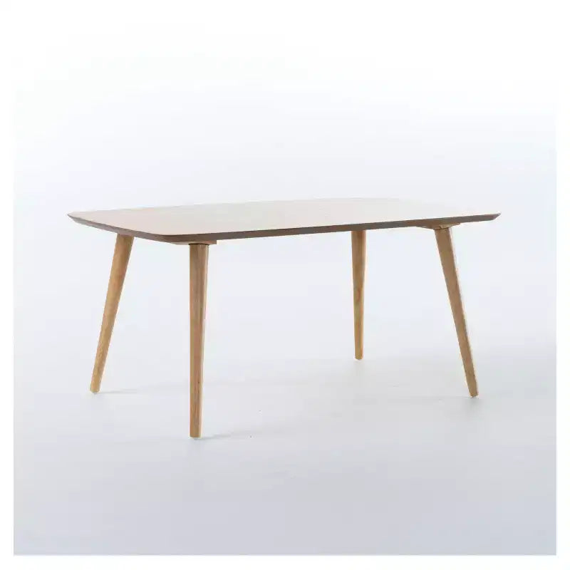 Cilla Coffee Table - Natural - Christopher Knight Home: Mid Century Modern, Mindi Veneer, Rectangle
