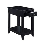 13" Bertie Accent Table Black Finish - Acme Furniture