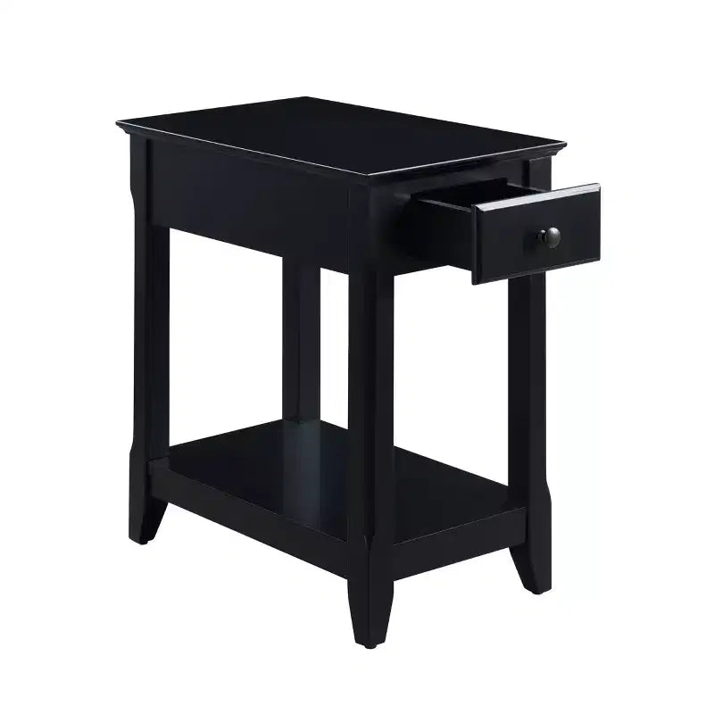 13" Bertie Accent Table Black Finish - Acme Furniture