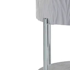 Tavolino d'appoggio Acme Furniture Yukino, grigio/cromo