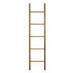 Decorative Ladder Natural Cherry - Flora Home: Solid Wood Towel Holder, 5-Rung Design