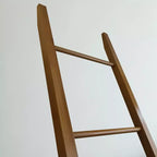 Scala Decorativa Ciliegio Naturale - Flora Home: Portasciugamani in Legno Massello, Design a 5 Pioli