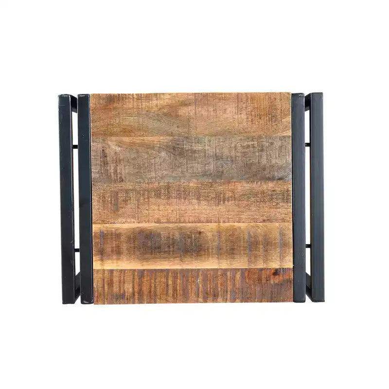 Tavolino artigianale in legno riciclato naturale - Timbergirl