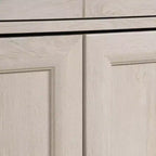 Edge Water Carrello/Supporto multiuso a 2 ante, bianco sporco leggero - Sauder: Mobiletto accentato in stile costiero con ripiano regolabile e hardware antiribaltamento