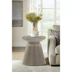 Sgabello Tavolino D'Appoggio Grigio Umbre Concrete End - Armen Living