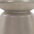 Sgabello Tavolino D'Appoggio Grigio Umbre Concrete End - Armen Living