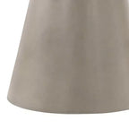 Sgabello Tavolino D'Appoggio Grigio Umbre Concrete End - Armen Living