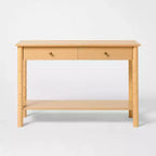 Consolle moderna in legno con cassetto da 48" marrone - Threshold™ disegnato con Studio McGee