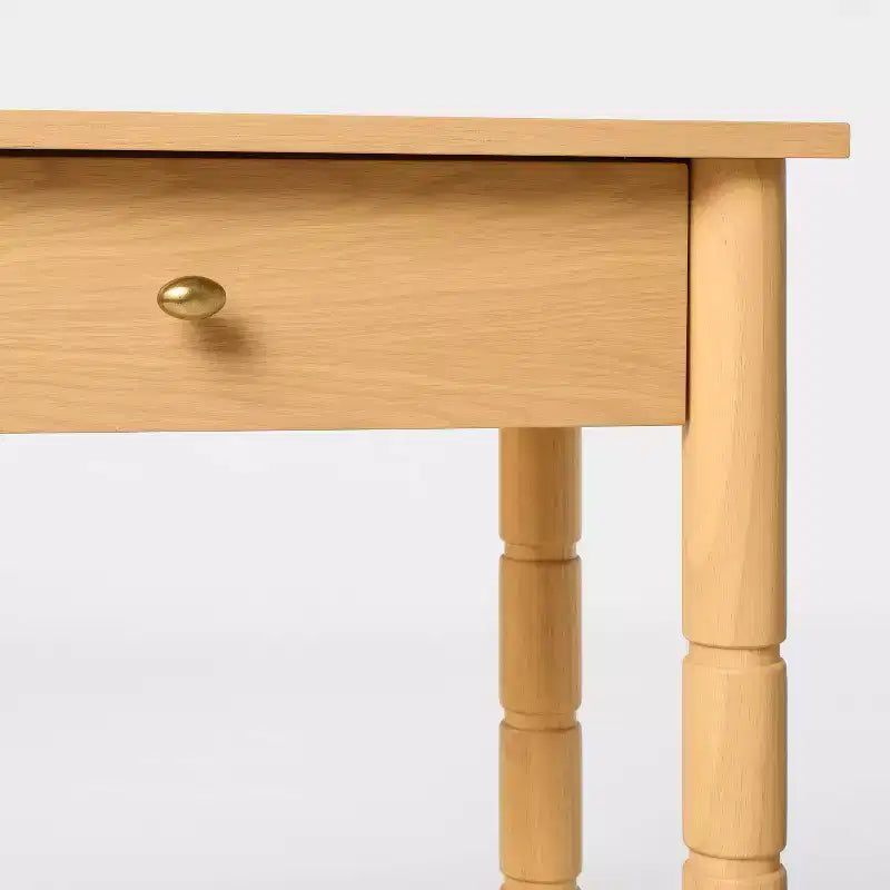Consolle moderna in legno con cassetto da 48" marrone - Threshold™ disegnato con Studio McGee