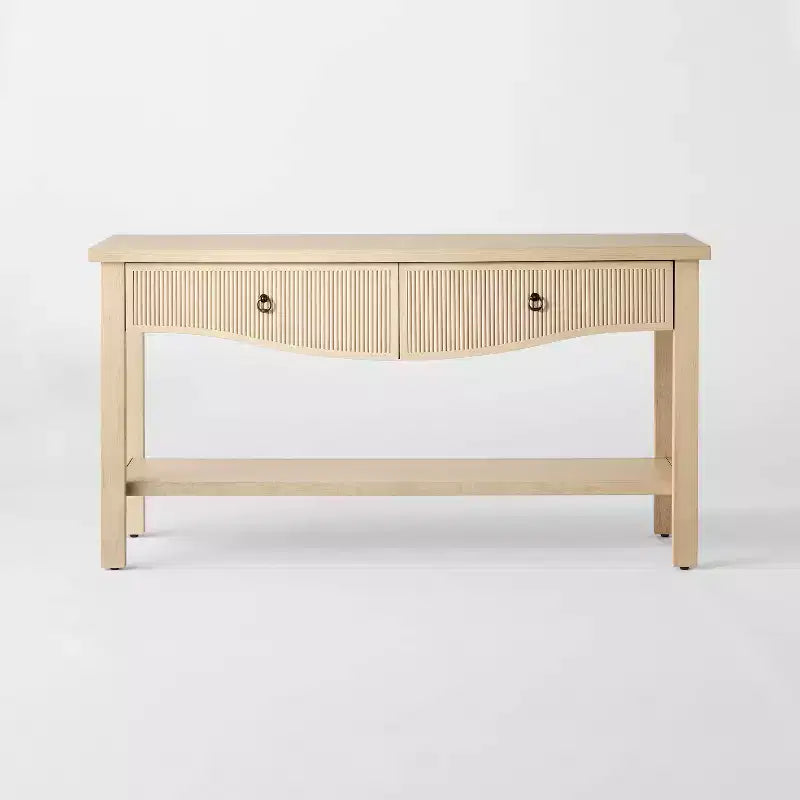 Consolle Elder 152 cm, naturale - Threshold™ disegnata con Studio McGee (montaggio richiesto)