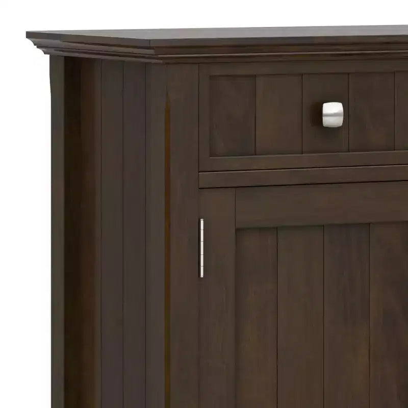 WyndenHall Normandy Armadio Contenitore Ampio Ingresso Marrone Brunetta: Stile Transizionale, 3 Cassetti, Struttura in Pino