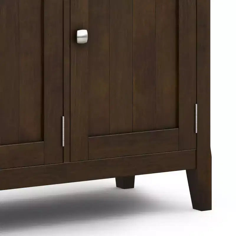 WyndenHall Normandy Armadio Contenitore Ampio Ingresso Marrone Brunetta: Stile Transizionale, 3 Cassetti, Struttura in Pino