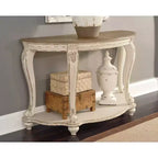 Realyn Tavolo Consolle Bianco/Marrone - Signature Design by Ashley