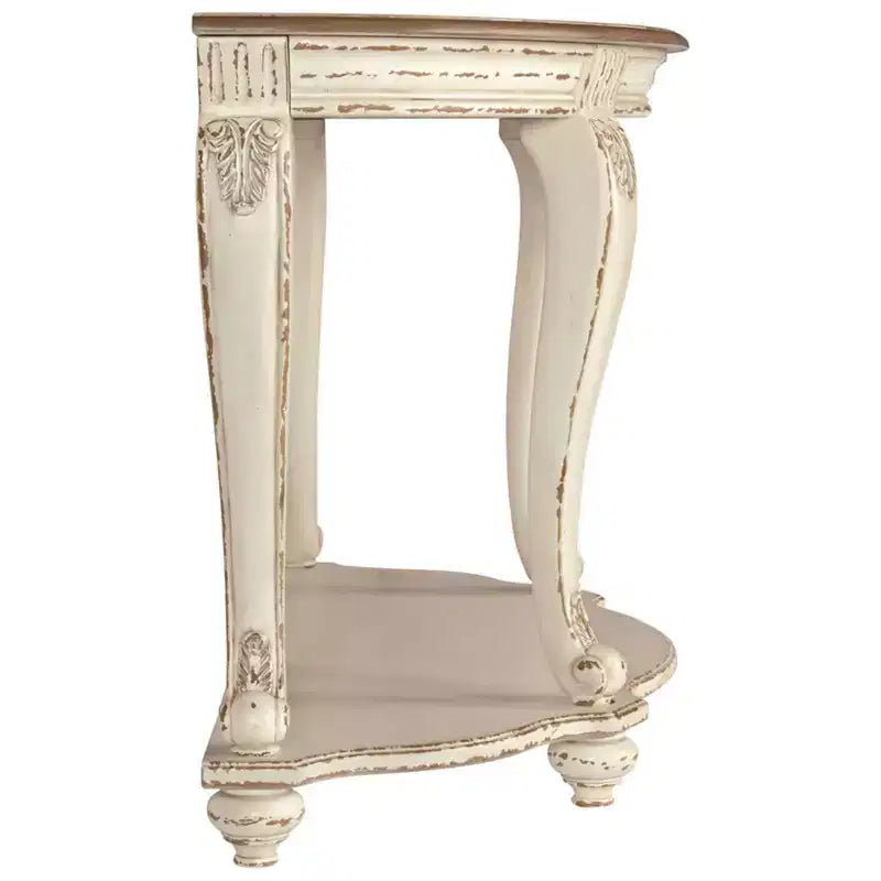 Realyn Tavolo Consolle Bianco/Marrone - Signature Design by Ashley
