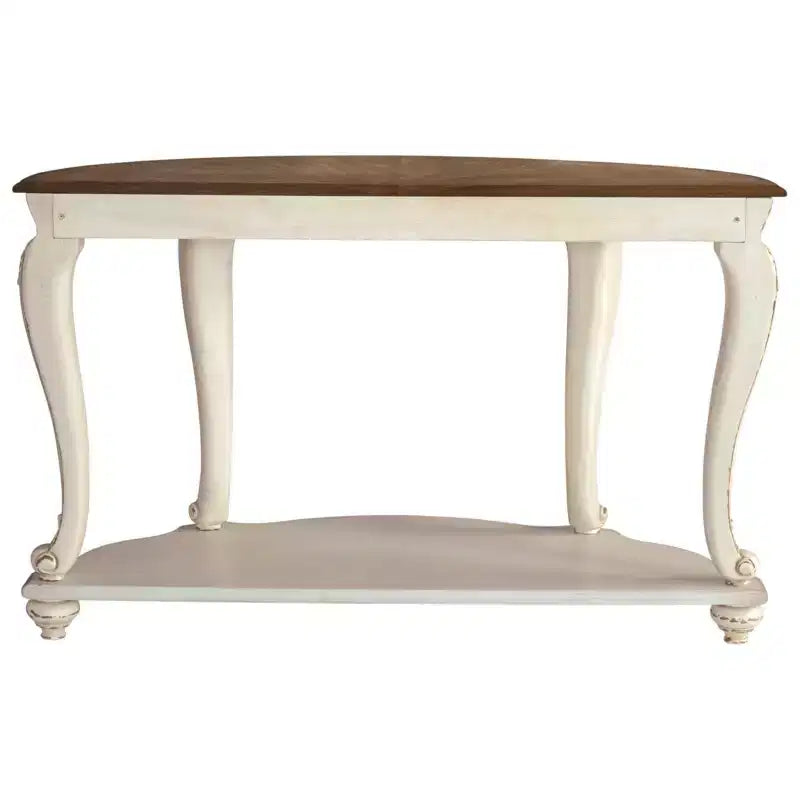Realyn Tavolo Consolle Bianco/Marrone - Signature Design by Ashley