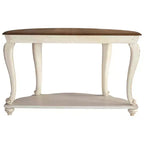 Realyn Tavolo Consolle Bianco/Marrone - Signature Design by Ashley