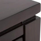 Tavolino da caffè Essex marrone mogano da 42" - WyndenHall